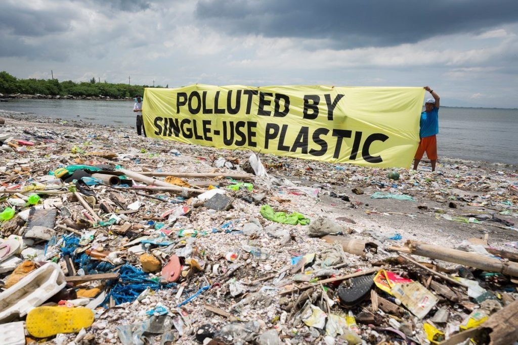 inquinamento da plastica usa e getta